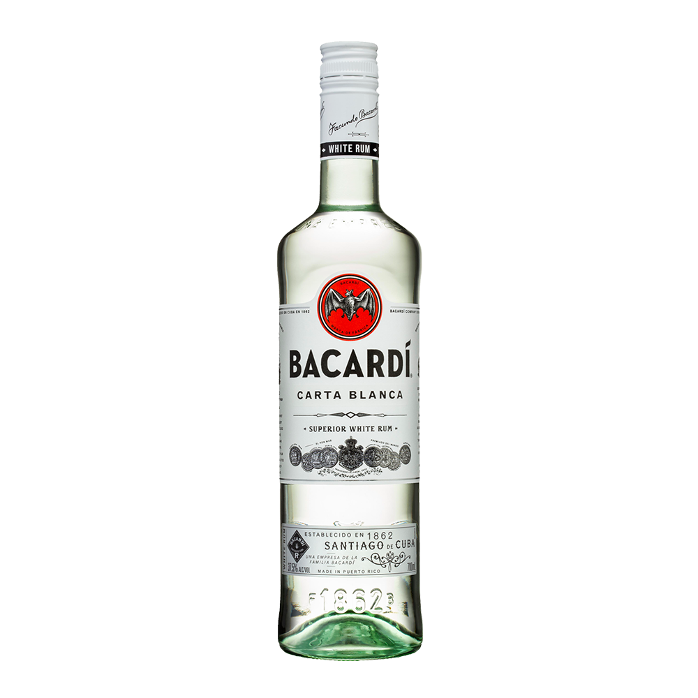 Bacardi Light Carta Blanca Superior White Rum 750ml
