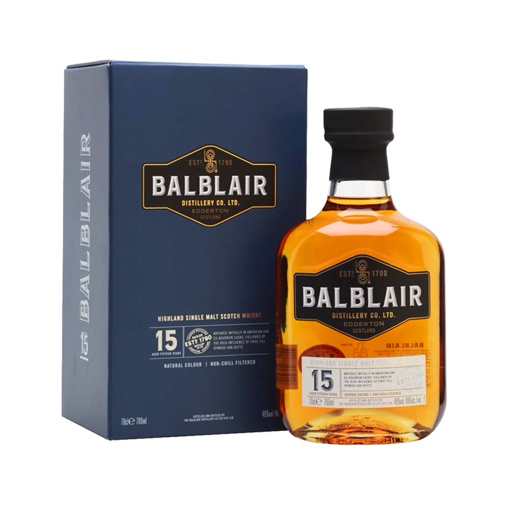 Balblair 15 Year Old Single Malt Scotch Whisky 700ml