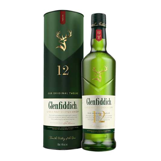 Glenfiddich 12 Years Old Single Malt Scotch Whisky 700ml