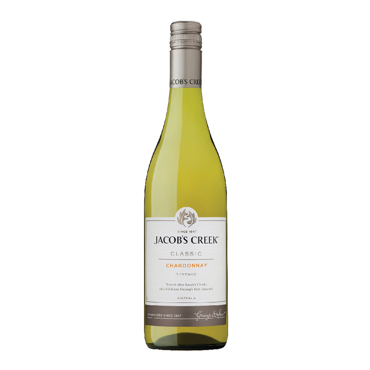 Jacobs Creek Chardonnay Australian White Wine 750ml